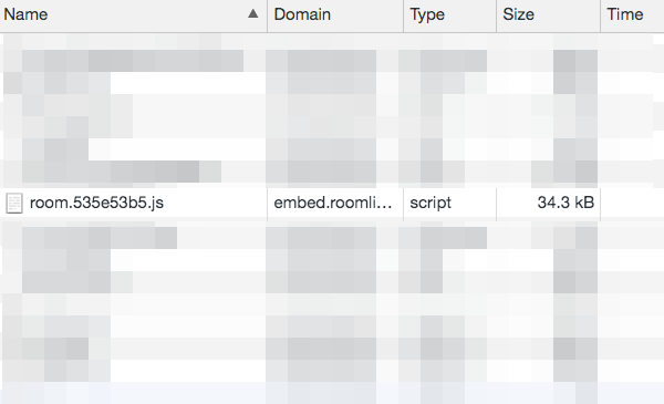 roomlio small embedded chat